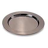 ECHTWERK Platzteller/ Servierteller Set 'Shiny', Unterteller aus hochwertigem Edelstahl,...