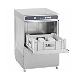 GastroHero ECOLINE-GSM40SL Gläserspülmaschine I Spülmaschine mit Laugenpumpe, Reiniger- und...