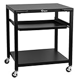 BBQ-Toro Grillwagen 80 x 65,5 x 86,5 cm | Schwarz | Grilltisch mit großer Arbeitsfläche | Grill...