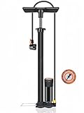 Beykakye Fahrradpumpe, Luftpumpe Fahrrad Alle Ventil Mit 160psi Manometer - Bike Pump Mit...