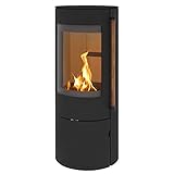 H&M Germany Kaminofen EVO 2.1 Stahl Schwarz Ofen Heizofen Holzofen Kamin 7kw