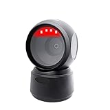 YUEHISY Desktop-Barcode-Scanner, USB-verkabelter Automatischer Barcode-Leser mit LED-Licht, Robuste...