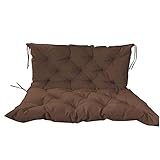 Sitzkissen für Gartenbank, 10 cm dick, wasserdicht, Sitzkissen für 2- und 3-Sitzer-Schaukeln und...
