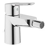 GROHE Bauedge - Bidetarmatur (Metallhebel, flexible Anschlussschläuche, energiesparend), edelstahl,...