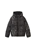 TOM TAILOR Jungen 1043018 Kinder Puffer Winterjacke mit Kapuze, 36352-Reflective Design, 140