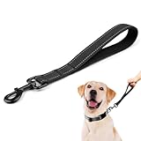 Kurzführer Hund, Kurzleine Hund, Hausleine für Hunde 30 cm Langes, Kurzes Trainingsseil Mit Bequem...