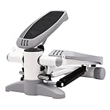 Stepper für Übungen, Leise Mini Stepper 150kg mit LED-Bildschirm Up-Down Swing Steppers...