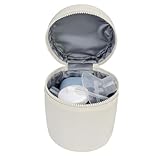 Muttermilch-Kühltasche, isolierte Muttermilch-Flaschentasche mit abnehmbarem Gurt, tragbarer...