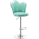 ABGRC Moderner minimalistischer Barhocker, Homelift-Hochhocker, Flanell-/PU-Leder-Stuhldesign,...