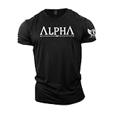 GYMTIER Alpha – Spartan Gym T-Shirt für Herren, Bodybuilding, Gewichtheben, Strongman,...