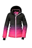 killtec Mädchen Skijacke/Ski-Steppjacke mit Kapuze und Schneefang KSW 330 GRLS SKI QLTD JCKT, pink,...