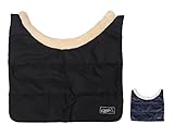 netproshop Brustschutz Polsterung für Pferdedecken Schwarz und Blau, Farbe:Schwarz