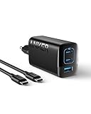 Ladegerät 67W, Anker 335 Hochleistungs-Netzteil mit PIQ 3.0, 3-Port Schnellladegerät, PD Charger...