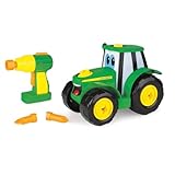 John Deere 46655 Bau-Ihr-Ihnen-Johnny-Traktor, Kinder Traktor zum Selbstbauen, Hochwertiger für...