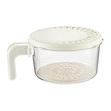 Generisch Waschkorb Mit Abtropffunktion,Mehrzweck Aufbewahrungsbehälter Für Frischhaltung Und...