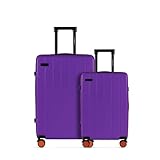 ETERNITIVE - Hartschalenkoffer Set 2-teilig | Reisekoffer aus ABS Gepäck mit TSA-Schloss | Größe:...