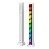 BBASILIYSD RGB-Lampe, LED-Streifen, Tonabnehmer, Licht, Umgebungslicht, Smart-Desktop-App,...