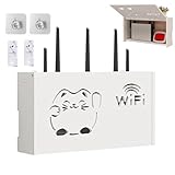WiFi Box Hider – Universal Batteriestrom für Auto, Wandmontage Router Hider Box | Auto Power Off...