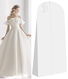 Kleidersack Brautkleid Kleidersack Lang 180 cm Anti-Staub Atmungsaktiver Kleidersäcke Lang mit...