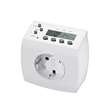 HBN Digitale Zeitschaltuhr Wochenzeitschaltuhr Steckdose, LCD-Display Programmierbare Timer...