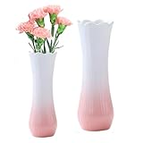 Weiß Keramik Vase für Dekoration,Minging Keramik Modern Vase Vase für Pampasgras Modern Keramik...
