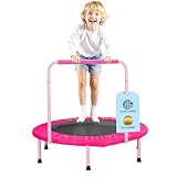 VEVOR Kindertrampolin Outdoor-Trampolin 91,44 cm faltbares Trampolin mit Griff, Rebounder-Trampolin...
