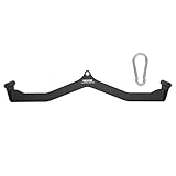 VEVOR Unisex – Erwachsene Pulldown-Anbaugeräte LAT-Zugstange, Schwarz, 830x115x170 mm
