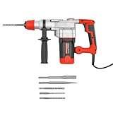 MEHOOSPVN Bohrhammer, 2200W 220V Abbruchhammer Set Max 930 r/min für Bohranker/Befestigungslöcher,...