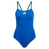 Adidas Damen Ripstream Team Badeanzug mit dünnen Trägern, C-Rücken, Blau, 61 cm
