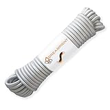 Dreamprint Expanderseil 20m Grau 8mm Ø - Gummiseil, Planenseil, elastisches Seil für Innen &...