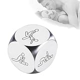 Sex Würfel,Sex Würfel Paarm,Paar Spielwürfel für Paare Sex Spiel,Edelstahl...