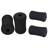 GYWHOOFT 4 Stück Schaumstoff-Fußpolster, Abdeckungen für Rollen, Ersatz-Pads für Übungen,...