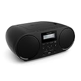 Philips TAZ5000 Multifunktions-CD-Spieler mit FM-Radio, Bluetooth 5.4, USB, Batterie/Netzstrom,...