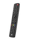 One For All Contour 4 Universal Fernbedienung TV - Steuerung von 4 Endgeräten - TV / Smart TV Set...