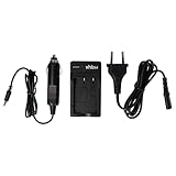 vhbw Ladegerät kompatibel mit Aiptek PocketCinema V20 Kamera Camcorder/Akku - Ladeschale,...