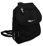 Stefano Überschlag Rucksack Microfiber 931-034-60 schwarz