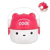 Générique Brotdose für | Niedliche Brotdose Bär zweischichtig 800 ml – Aufbewahrung von...