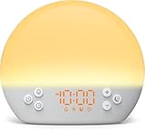 KEPLUG Tageslichtwecker mit 30 Beruhigende Klänge,Lichtwecker Sonnenaufgang,Schlaf-Timer,Wake up...