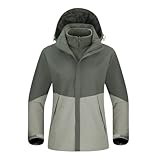 Herren und Damen Outdoor Sport Camping 3-in-1 Hardshelljacke Abnehmbare Zweiteilige...