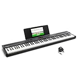 Alesis Keyboard E-Piano mit 88 Tasten, 480 Sounds, Lautsprechern, USB-MIDI, Noten/Tablet-Ablage,...