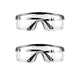 KALUROIL 2 PCS Schutzbrille - Arbeitsschutzbrille Antibeschlag Antispeichel Augenschutzbrille...