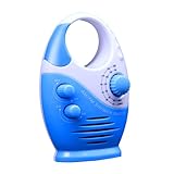 Uonlytech 1 Stück Tragbares Duschradio Wasserdichtes Am Fm Mini Radio mit Eingebautem Lautsprecher...