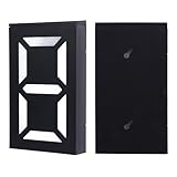 Fafeicy Solares Digitales Adressschild mit Warmweißem Licht, 8 Modi, IP55, Wasserdicht,...