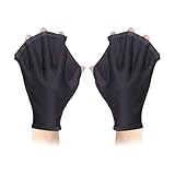 ZHYUAN1 Paar Schwimmhandschuhe, Schwimmhandschuhe, Wasserhandschuhe, Oberkörperwiderstand...