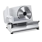 220W Elektrischer Allesschneider Brotschneidemaschine Aufschnittmaschine Wurstschneider Einstellbare...