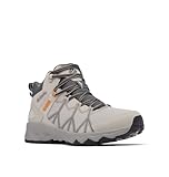 Columbia Men's Peakfreak Ii Mid Outdry Hiking Shoe, Flint Grey/Canyon Sun, 44.5 EU