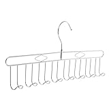 WEKAMOS Edelstahl Mehrfach kleiderbügel mit Haken Platzsparender für Gürtel BH Krawatten...