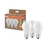 Osram Hocheffiziente LED Lampen mit Energieeffizienz Klasse A, Vorteilspack mit 3 Leuchtmittel,...