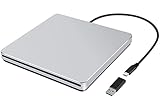 NOLYTH Externes CD Laufwerk USB C SuperDrive für Apple, Slot-in DVD Laufwerk Extern für Laptop,...