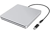 NOLYTH Externe CD/DVD Laufwerk Brenner USB C Slot-in Externes DVD CD Laufwerk Portable DVD Laufwerk...